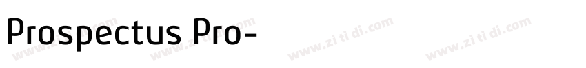Prospectus Pro字体转换